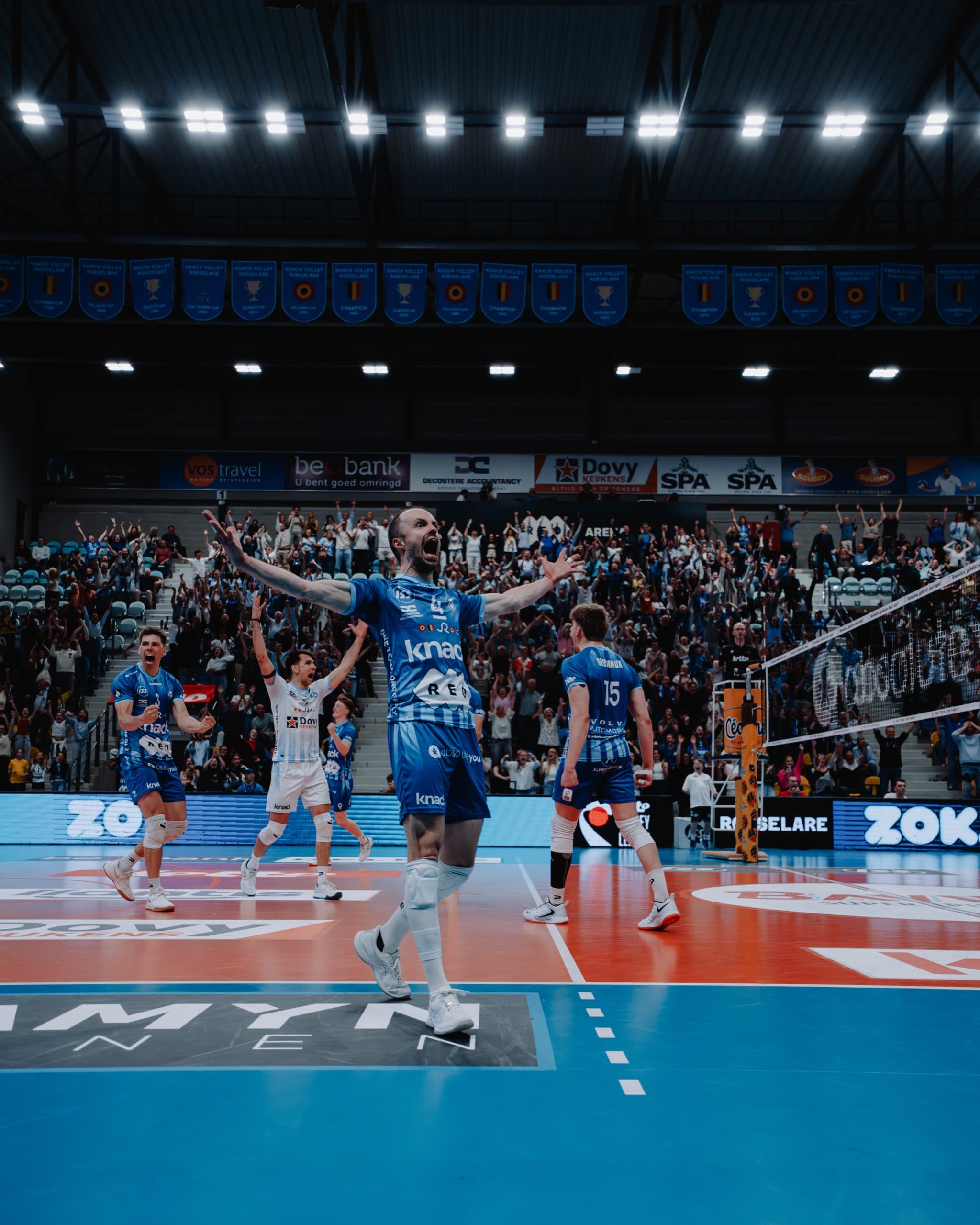 Knack Volley Roeselare, Grafisch ontwerp project door Studio Pixels